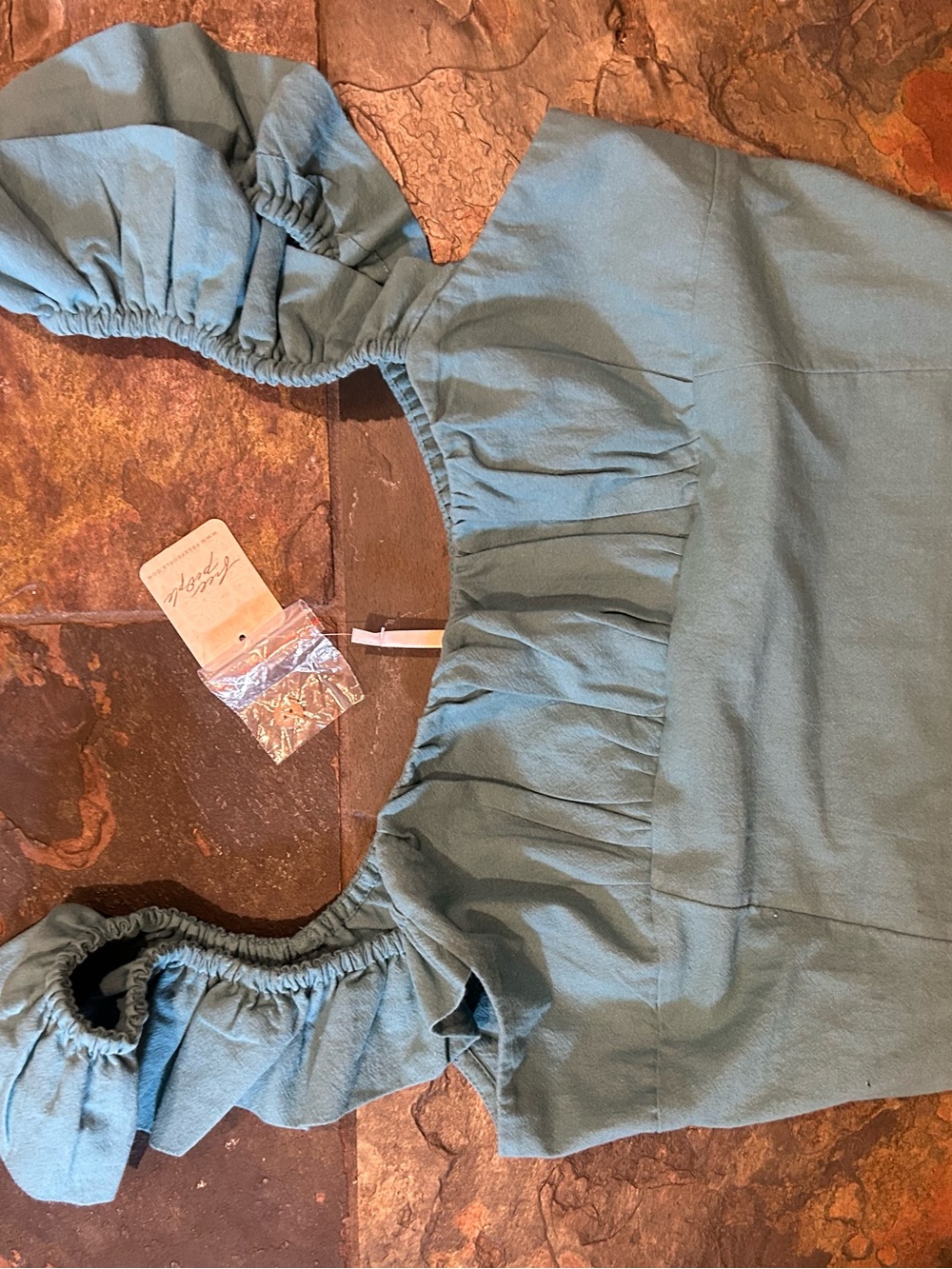 Blue Free people top size medium - Picture 4 of 4